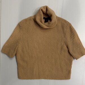 House of Harlow 1960 Camel Cowl Neck Sweater